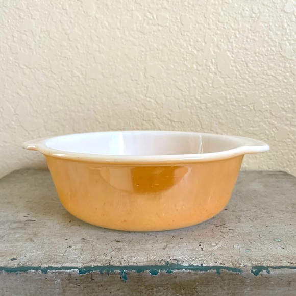 Fire-King Peach Lustre 1.5 Qt. Baking Dish - Picture 8 of 8
